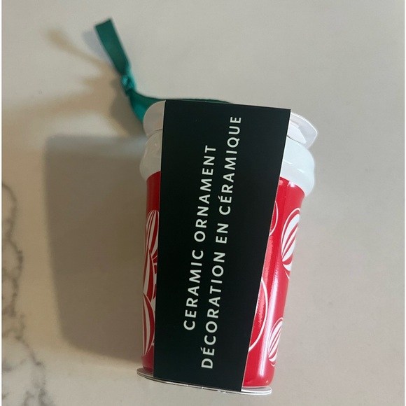 Starbucks 2024 Red Cup Ceramic Christmas Tree Ornament 2.5" Holiday Decor NWT - Picture 4 of 6